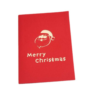 3D Merry Christmas Popup Gift Cards